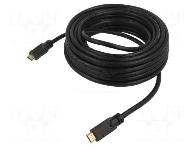 Cable; HDMI plug,both sides; 15m; black; HDMI 1.4 ART ART-OEM-36