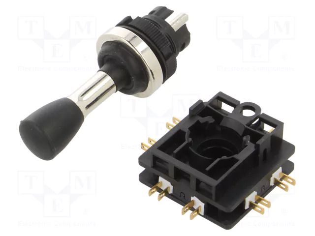 Joystick; Stabl.pos: 1; Leads: connectors; AC load @R: 6A/250VAC PROMET W0-MJ-8