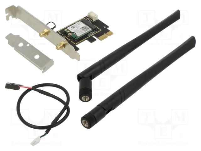 PC extension card: PCIe; USB; PCI express,allow to WiFi connect LOGILINK WL0248