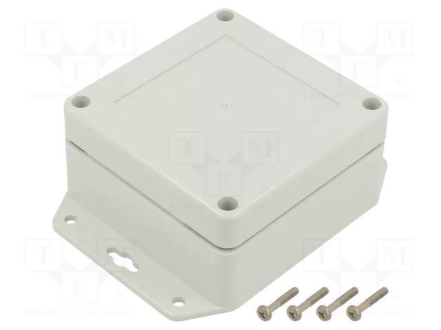 Enclosure: multipurpose; X: 90mm; Y: 90mm; Z: 45mm; ZP; polycarbonate KRADEX ZP909045SUJ-PC