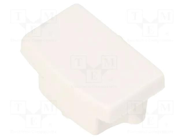 Cap for LED profiles; white; 20pcs; ABS; rounded; BEGTON12 TOPMET TOP.C7940001