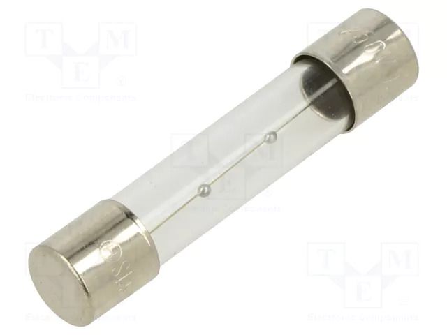 Fuse: fuse; 1.25A; 250VAC; time-lag; glass; 6.3x32mm; TSA; brass OPTIFUSE TSA-1.25A