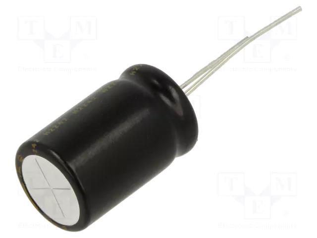 Capacitor: electrolytic; bipolar; THT; 220uF; 50VDC; Ø16x25mm; ±20% NICHICON UES1H221MHM