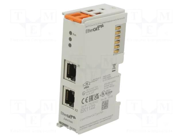 Industrial module: communication; -25÷60°C; IP20; EtherCAT Beckhoff Automation EK1122