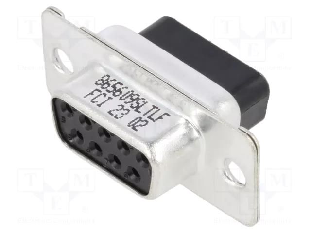 Complete D-Sub plugs D-SUB connector, 9 pin AMPHENOL COMMUNICATIONS SOLUTIONS 865609SLTLF