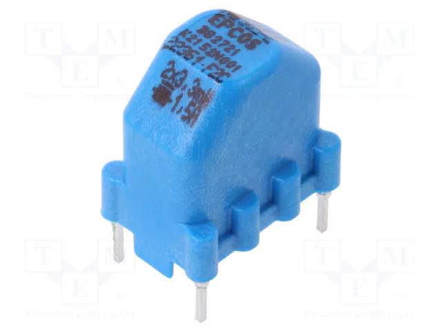 Inductor: common mode; THT; 3.3mH; 1.5A; 180mΩ; ±30%; vertical EPCOS B82721K2152N001