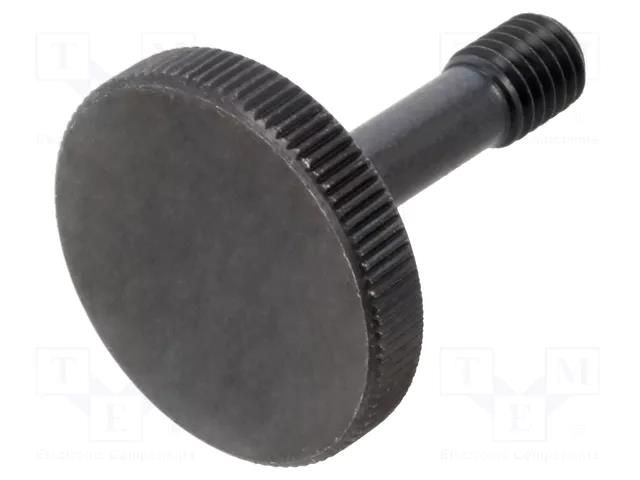 Knob; Ext.thread: M8; 30mm; steel; GN 653.2 ELESA+GANTER GN653.2-M8-30-ST
