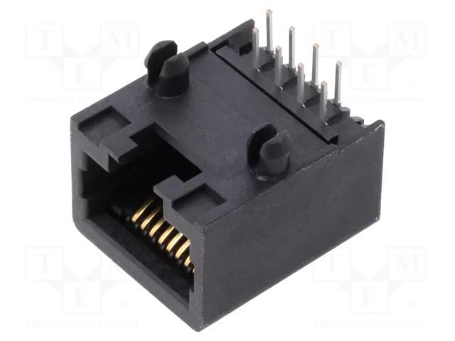 connector ModJack RA LoPro Flgls 50SAu 8/8 MOLEX MX-43202-8104