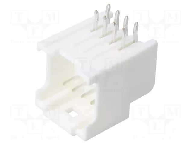 connector 2.0 WtB Dual Conn Dip PlgHsgAssyRA 8Ckt MOLEX MX-55959-0830