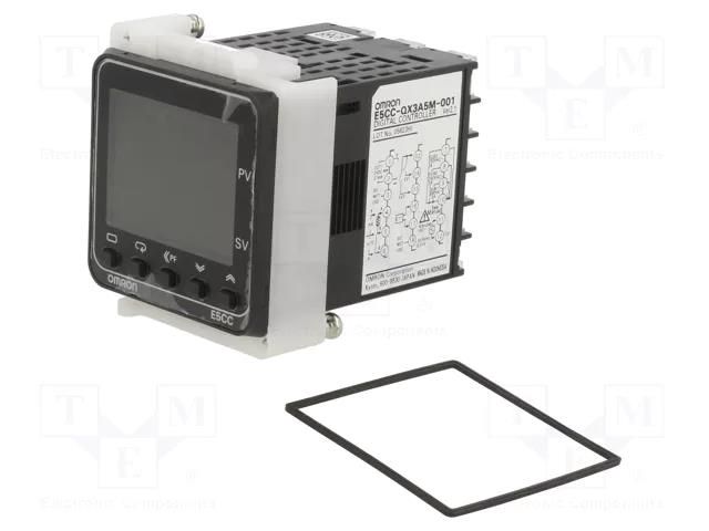 Module: regulator; temperature; SPST-NO; OUT 2: SPST-NO; on panel OMRON E5CC-QX3A5M-001