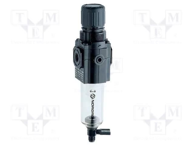 Compressed air filter/regulator; 0.3÷10bar; polycarbonate NORGREN HERION B72G-2GK-QT3