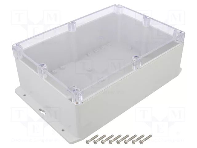 Enclosure: multipurpose; X: 185mm; Y: 265mm; Z: 95mm; polycarbonate GAINTA G2385CMF-IP67
