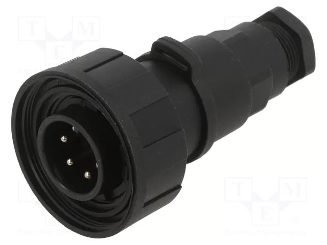 Connector: circular; plug; male; PIN: 6; 5A; 250V; IP68; UL94V-0 BULGIN PX0739/P/07