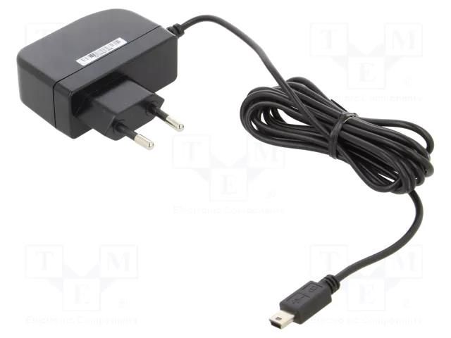 Power supply: switching; mains,plug-in; 5VDC; 1.2A; 6W; 79.03% SUNNY SYS1638-0605-MINI