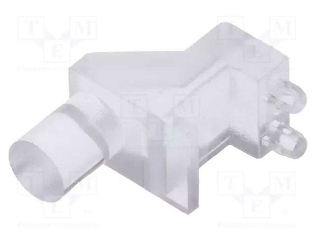 Fiber for LED; Ø3mm; Front: flat; angular,with PCB mounting BIVAR SLP3-200-150-F