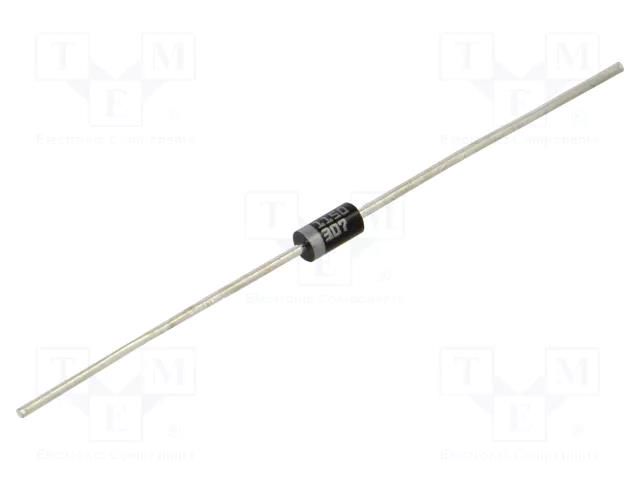 Diode: Schottky rectifying; THT; 150V; 1A; DO41; Ufmax: 0.89V; reel STMicroelectronics STPS1150RL