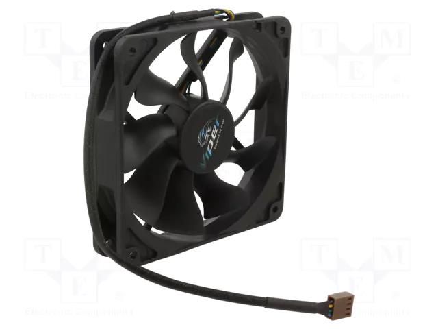 Fan: DC; axial; 12VDC; 120x120x25mm; 28.9dBA; HDB; 600÷1900rpm Akasa AK-FN065
