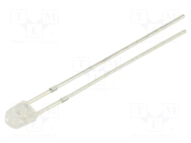 LED; red; 1120÷1560mcd; 70/50°; Front: convex; Pitch: 2.54mm; THT OPTOSUPPLY OSR5PA6F71B
