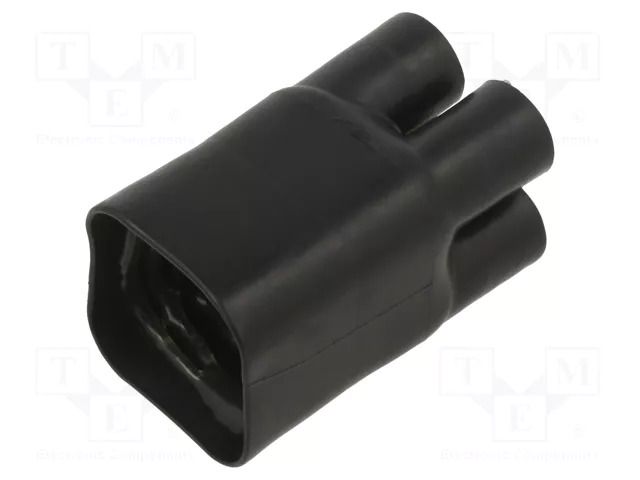 Cable breakout; black; crosslinked polyolefin POX HELLERMANNTYTON 408-2-B8W2-PO-X-BK