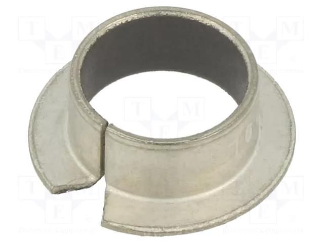 Bearing: sleeve bearing; with flange; Øout: 14mm; Øint: 12mm; L: 7mm SKF SKFPCMF121407E