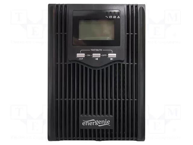 Power supply: UPS; 800W; 1kVA; 220V; 144x345x215mm; 7Ah; Ubatt: 12V GEMBIRD EG-UPS-PS1000-01