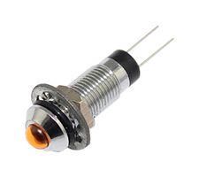 LED YEL 8MM NUT 12VAC/DC STK ┬ú 99AC2453 FL1M-8SJ-3-Y12V