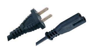 POWER CORD, GB1002 PLUG-60320 C7, 6FT 196-00