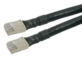 PATCH CORD, RJ45 PLUG-PLUG, 15FT, BLACK TRD695AODS-15