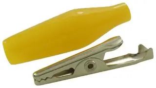 ALLIGATOR CLIP, MINI, 8.38MM, YELLOW 5037