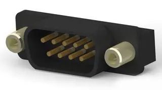 D-SUB CONN, PLUG, DE, 9POS, TH 5745071-2