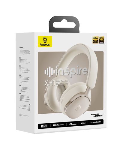 Juhtmevabad Bluetooth 6.1 Inspire XH1 mürasummutusega kõrvaklapid, valged A00085701233-00 6932172693046