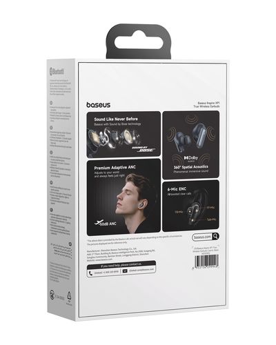 Juhtmevabad Bluetooth 6.1 Inspire XP1 mürasummutusega kõrvaklapid, mustad A0010902 6953156299948