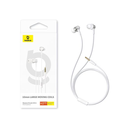 Wired Earphones 1.2m (3.5mm jack) Encok HZ11, White A00164200213-Z1 6932172645700