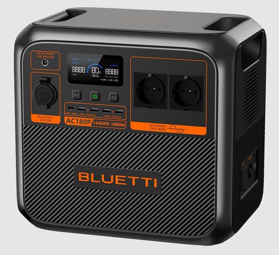 BLUETTI Portable Power Station | 1800W 1440Wh LiFePO4 AC180P 6970991292668; 6970991292910