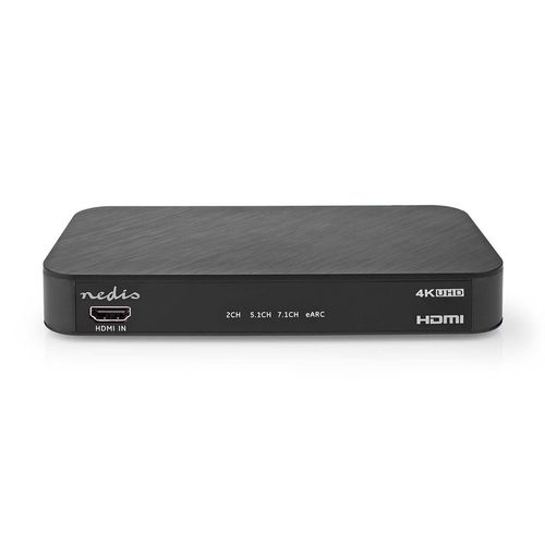 Digital Audio Converter | 2-way | Connection input: DC Power / 1x HDMI™ Input | Connection output: 1x 3.5 mm / 1x TosLink / 3x HDMI™ Output | Automatic / Push Button | Anthracite ACON3445AT 5412810404636