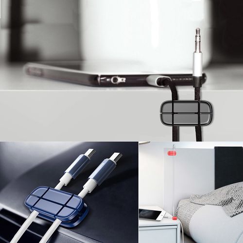 Juhtmehoidiku komplekt 3tk, must, BASEUS ACTDJ-01 6953156261389