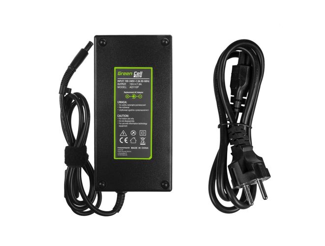 Power supply 150W 19V 7.9A, 7.4x5.0mm with pin, HP, Green Cell PRO AD110P 5903317226482