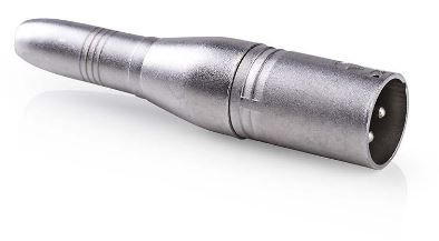 Переходник штекер XLR-3 - гнездо 6,3 мм AD/CA-M:6.3-F 4040849274541; 5410329215828; 5412810174126; 5412810299041