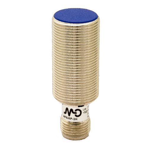 Jutiklis induktyvinis cilindrinis ekranuotas M18, PNP, NO, Sn-8mm, Micro Detectors AK6/AP-3H
