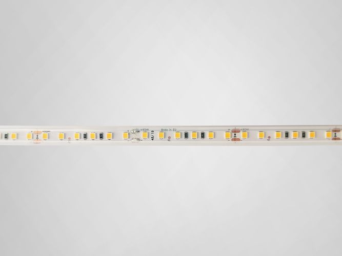 LED strip 24V 9.6W/m waterproof IP67, T shape, cold white 6500K 115lm/W PLUS AKTO HM-2835-120-WHTm24