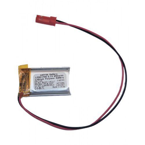 LiPo cell 3.7V 250mAh 6.0x17x30mm with PCM, with JST terminal (LP601730) AKYGA AKY0384/B