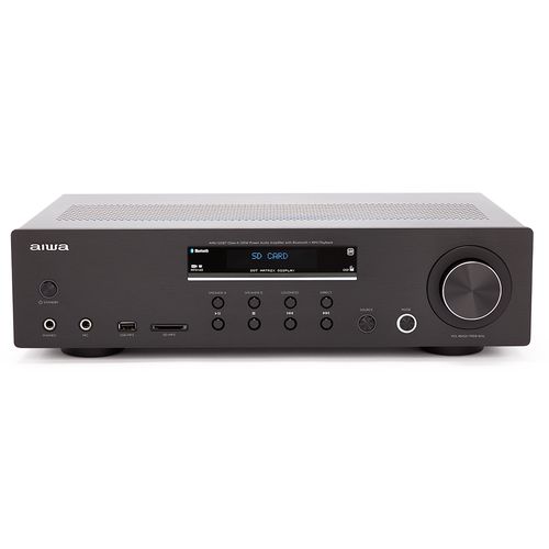 Стереоусилитель 120 Вт (2x60 Вт RMS) с Bluetooth / USB / SD Card Player, черный AMU-120BTBK 8435256897494