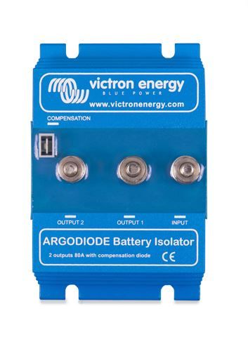 Диодный изолятор с компенсационным диодом Argodiode 80-2SC 2 батареи80A, Victron energy ARG080202000 8719076018995