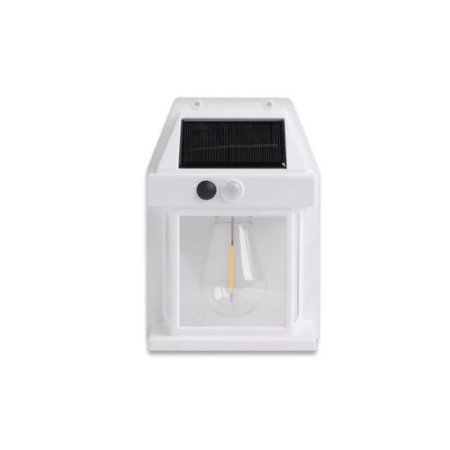 LED Solar Wall Light IP44 3W 3000K (100 lumen) White + PIR Sensor ASALITE ASAL0289 5999565666224