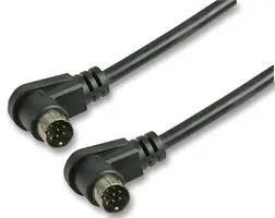 CBL ASSY, 8P, R/A MINI DIN PLUG-PLUG, 1M T118D
