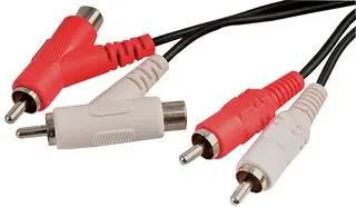 STACKABLE 2X PHONO PL TO PL - 0.5M PSG00465