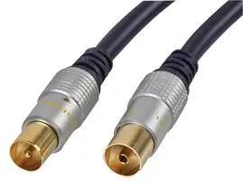 TV COAX PLUG TO SKT HQ LEAD 1M PSG08486