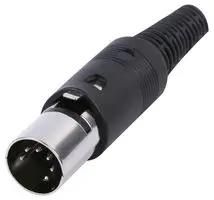 DIN AUDIO/VIDEO CONN, PLUG, 5POS, PVC PS000178