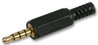 PHONE AUDIO CONN, PLUG, 4P, 3.5MM, CABLE PS000128