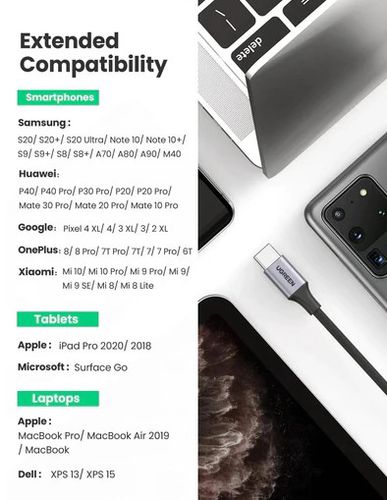 Adapter USB C pistik - 3,5 mm stereopesa AV161 UGREEN UGREEN/50631 6957303856312